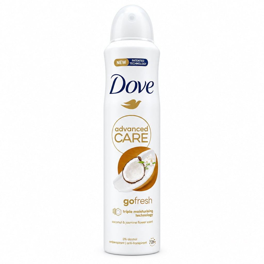 Desodorante Antitranspirante Advanced Care Go Fresh Coco y Flor de Jazmín 72h Dove 250ml