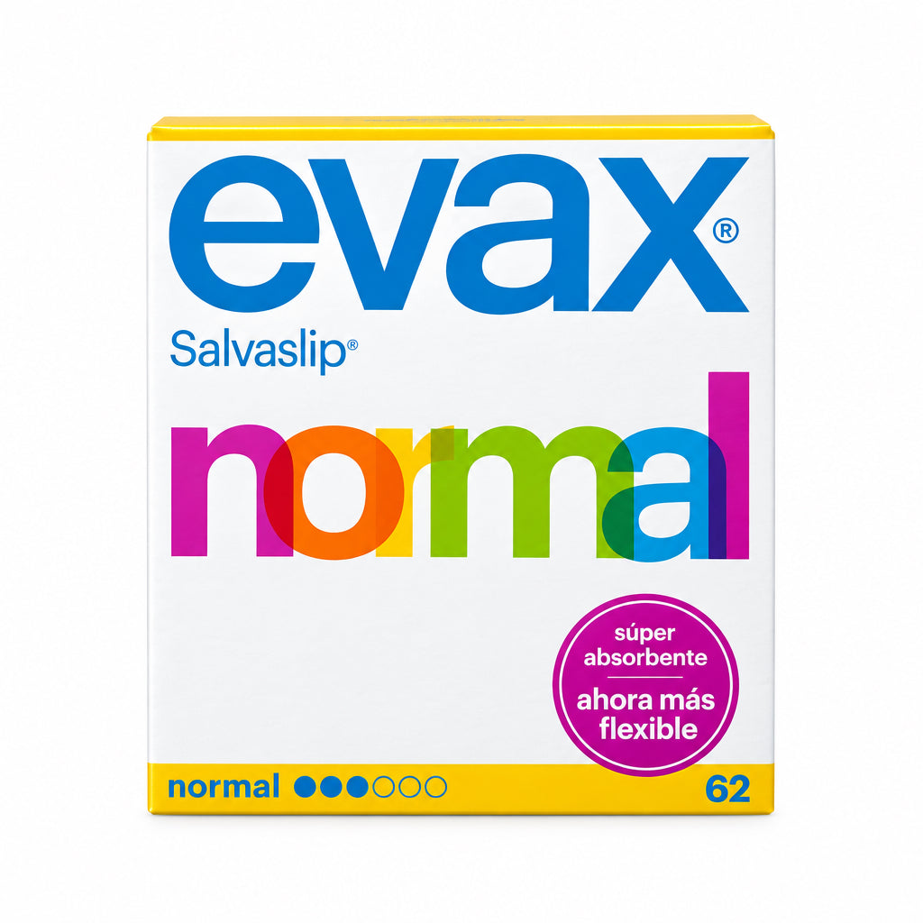 Evax Salvaslip Normal Súper Absorbente Flexible 62 Unidades