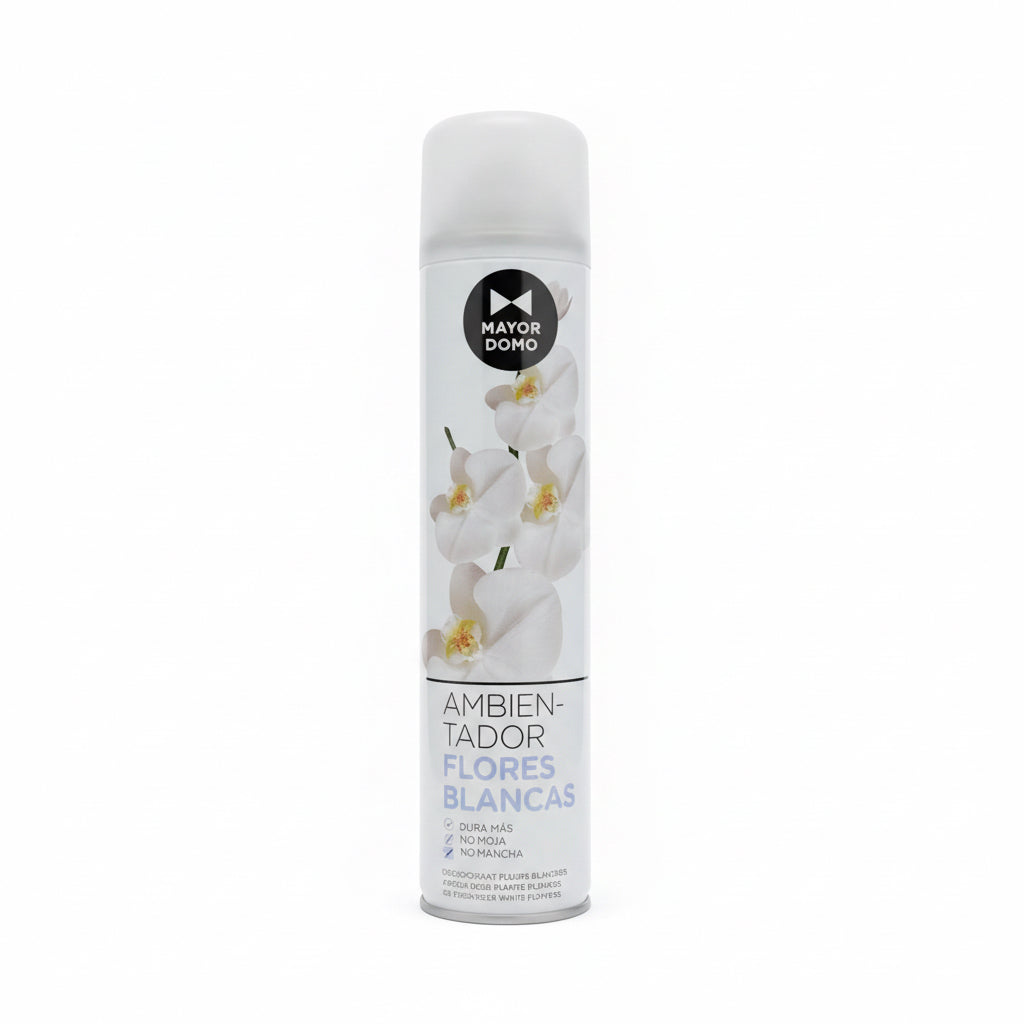 Ambientador Spray Flores Blancas Mayordomo 300ml