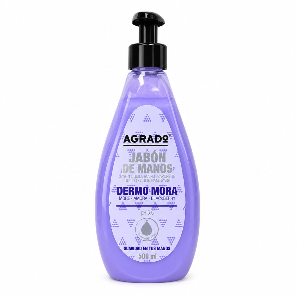 Jabón de Manos Líquido Dermo Mora pH 5.5 500 ml Agrado