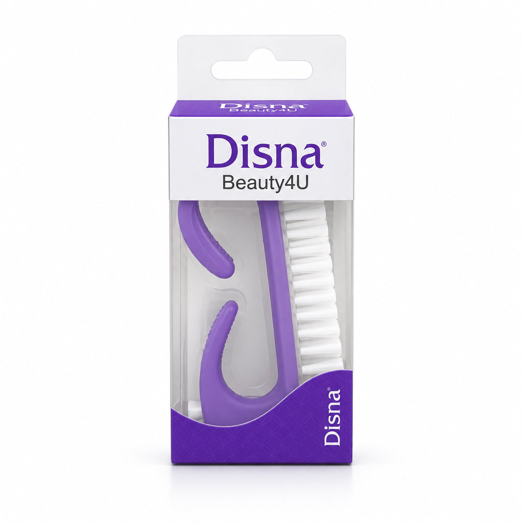 Disna Beauty4U Cepillo de Uñas Ergonómico Manicura e Higiene Personal