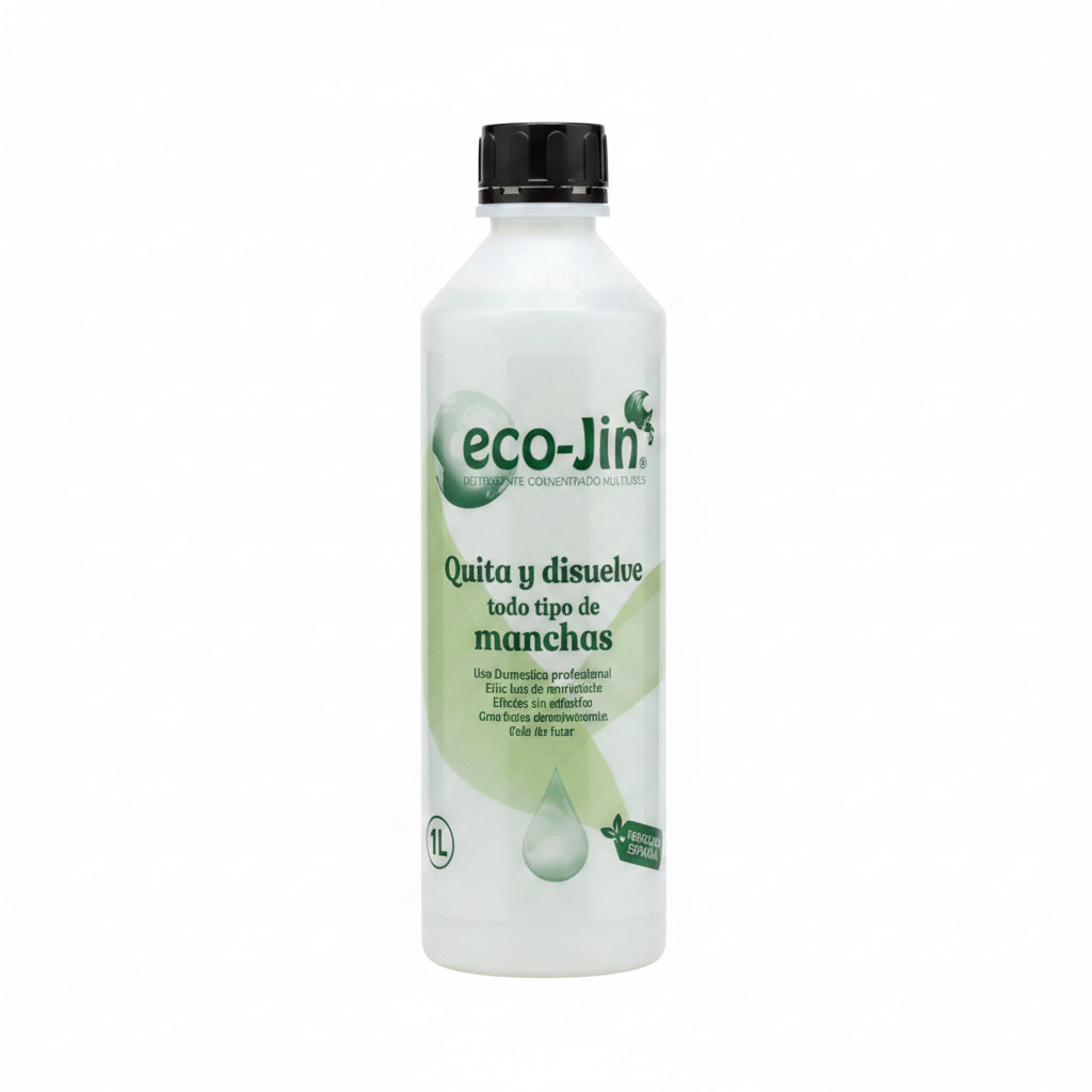 Detergente Concentrado Multiusos Quitamanchas Eco-Jin 1 L