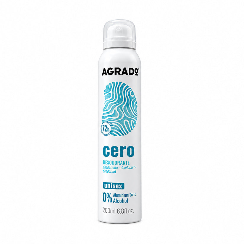 Desodorante Cero Unisex 200 ml Agrado