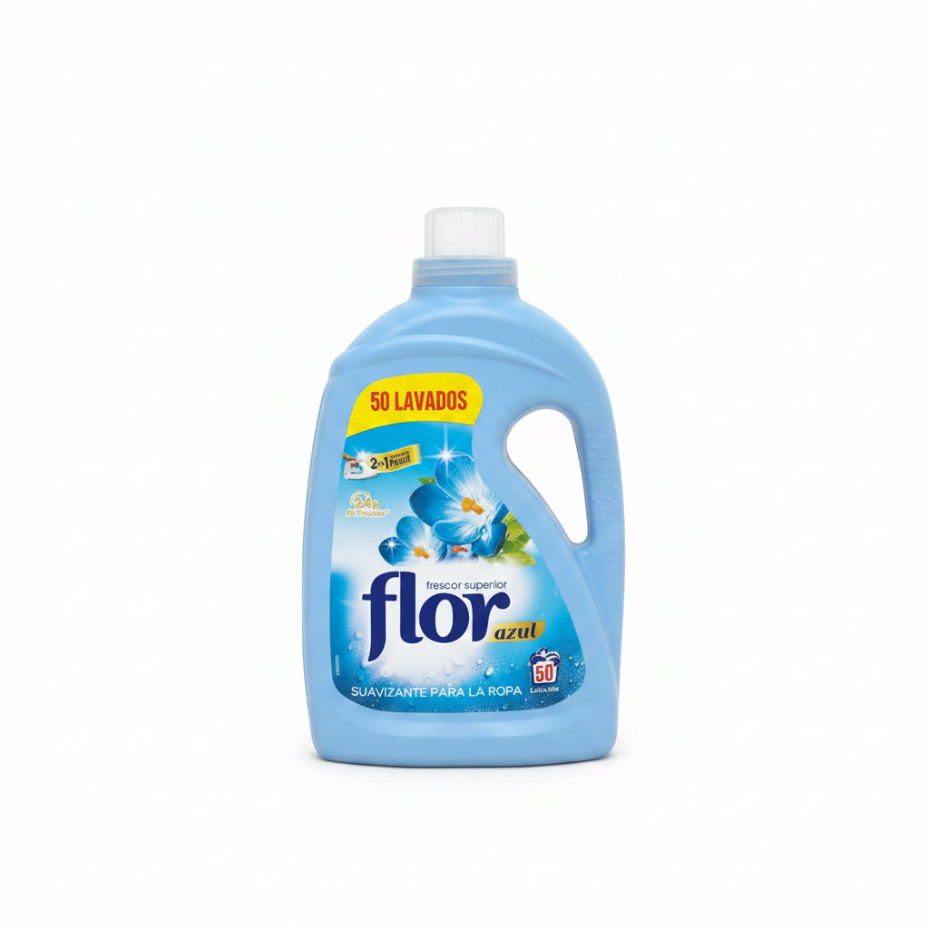 Suavizante para la Ropa Azul Flor 50 Lavados