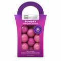 IDC Institute Sunset Mango & Coconut Bombas de Baño Efervescentes Pack de 8 Unidades Aroma a Mango y Coco Relax y Cuidado Personal 8x15g