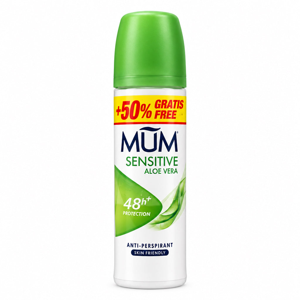 Desodorante Roll-On 48h Sensitive Aloe Vera Mum 75ml