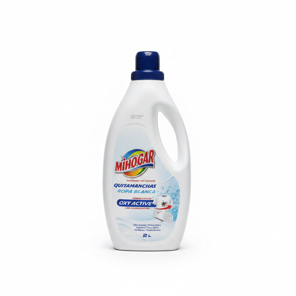 Activador del Lavado Quitamanchas Ropa Blanca MiHogar Oxy Active 2 Litros