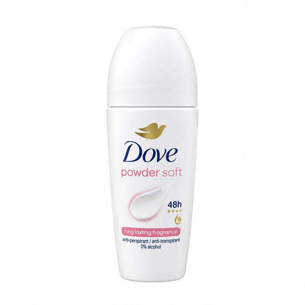 Desodorante Roll-On 48h Powder Soft Dove 50ml