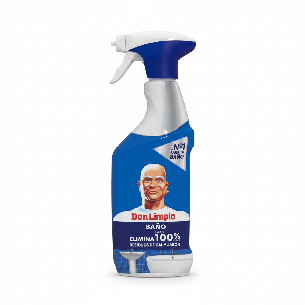 Spray Limpiador de Baños Elimina Residuos de Cal y Jabón Don Limpio 500ml
