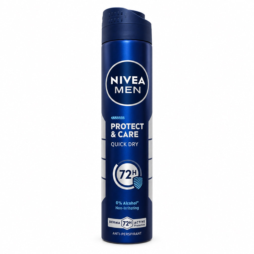 Desodorante Antitranspirante Men Protect & Care Quick Dry 72h Nivea 200ml