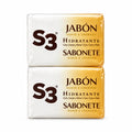 Jabón Suave y Cremoso Hidratante Cara, Cuerpo y Manos Pack de 2 S3 2x125grs