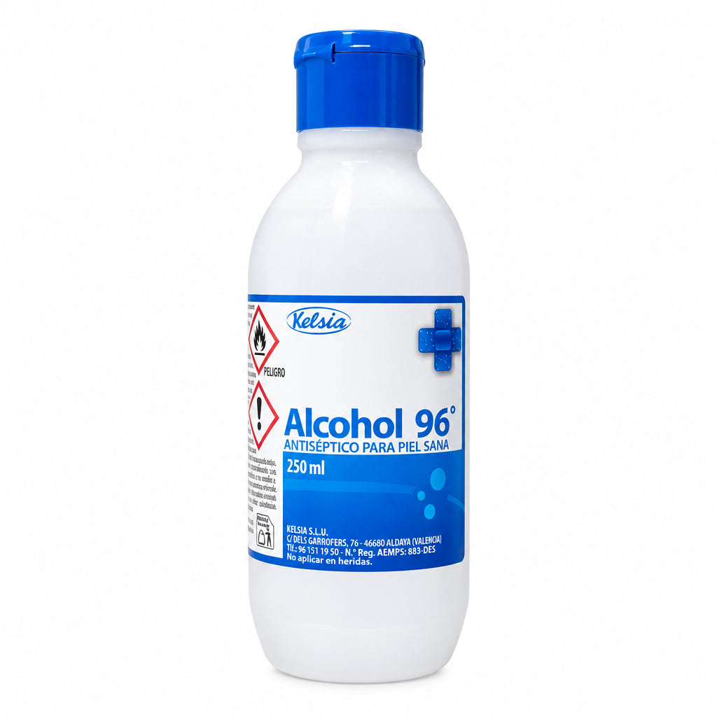 Alcohol 96º Antiséptico para Piel Sana 250 ml Kelsie
