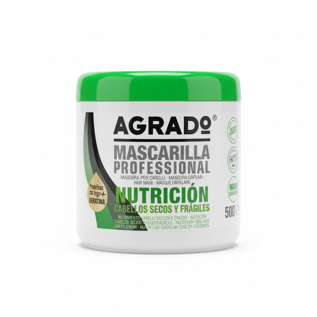 Mascarilla Professional Nutrición Cabellos Secos y Frágiles 500 ml Agrado