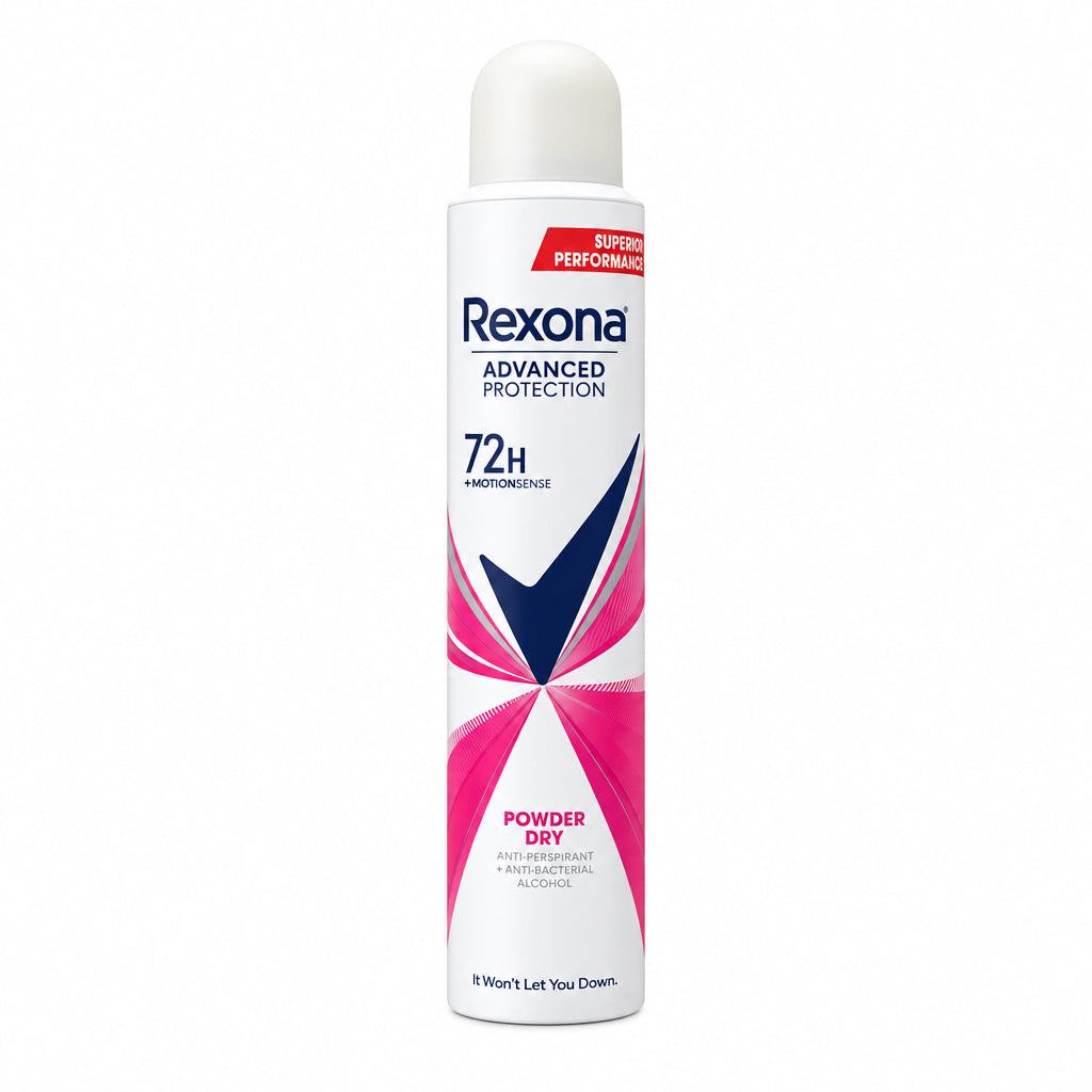Desodorante Advanced Protection 72h Powder Dry Rexona 200ml