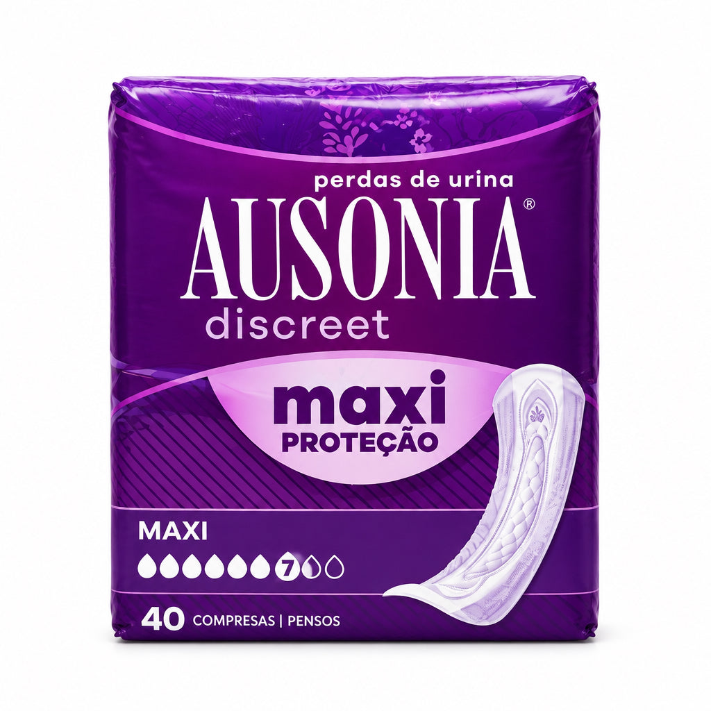 Ausonia Discreet Compresas para Pérdidas de Orina Maxi 40 Unidades