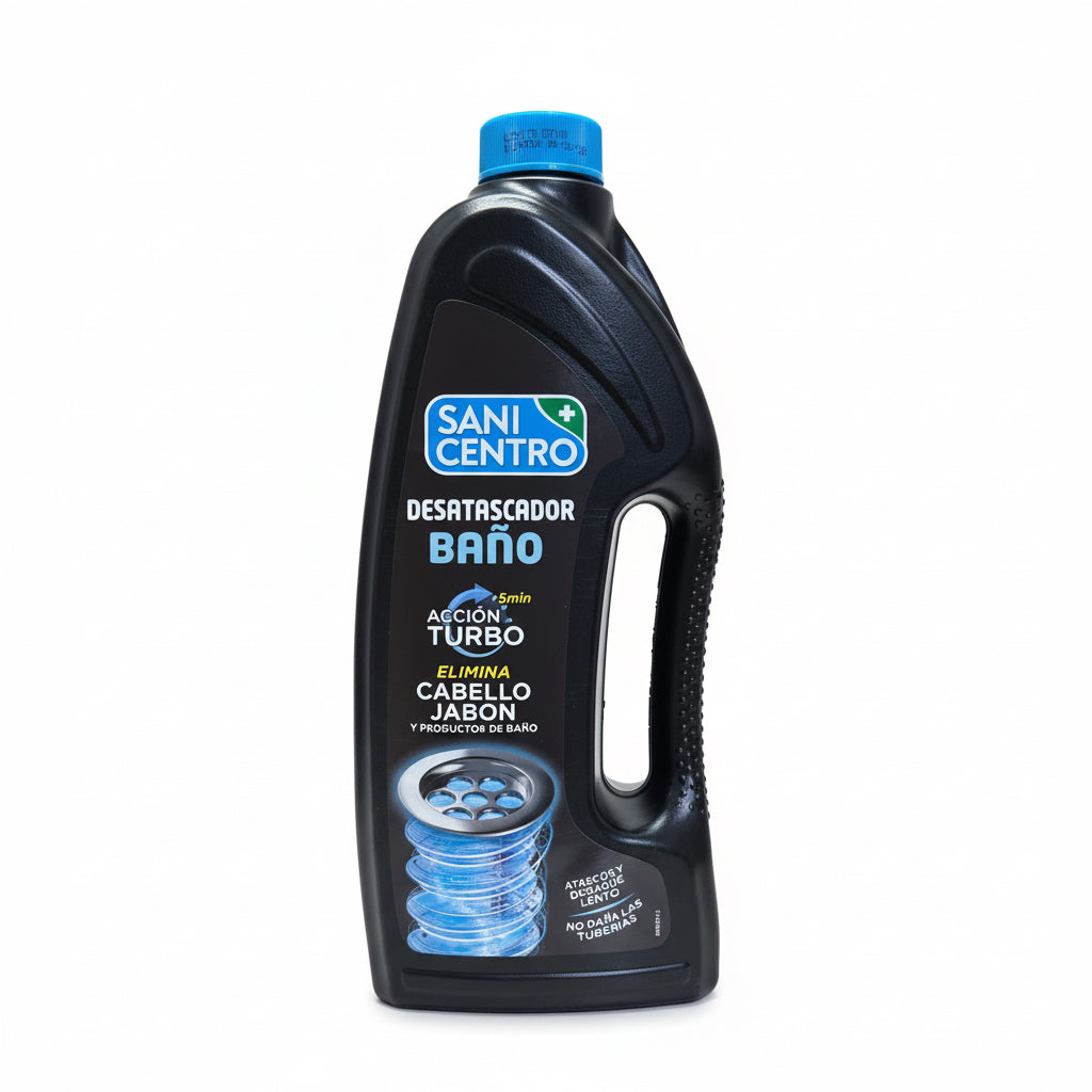 Desatascador Baño Acción Turbo Sani Centro 1L
