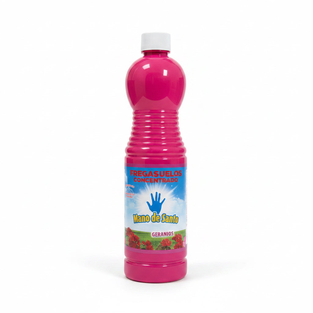 Mano de Santo Fregasuelos Concentrado Geranios – Limpieza y Frescura 1L