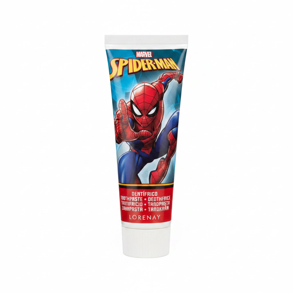 Dentífrico Infantil Marvel Spider-Man Lorenay – Pasta de Dientes para Niños 75ml