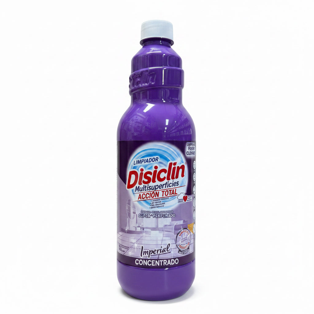 Limpiador Multisuperficies Concentrado Disiclin Imperial Acción Total - Superperfumado 1L