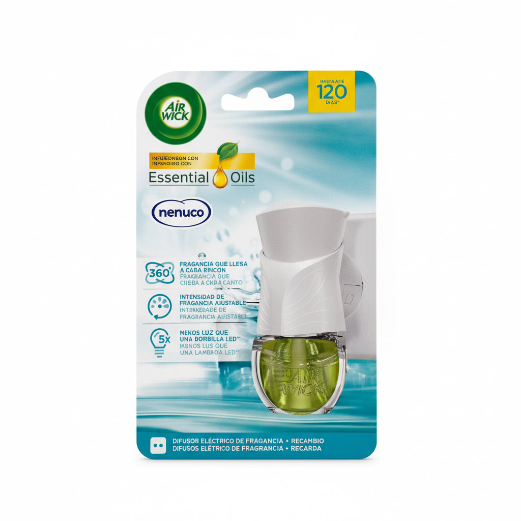 Aparato Difusor Eléctrico con Recambio Nenuco Air Wick