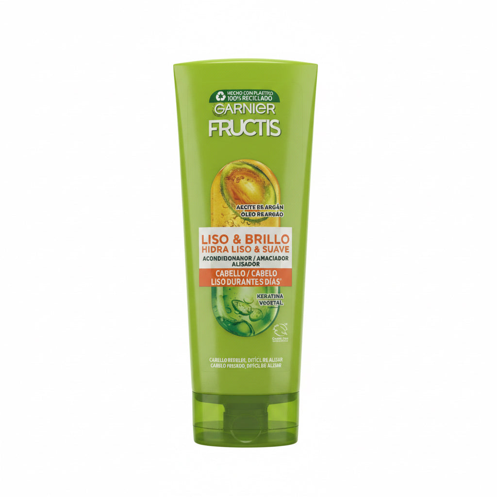 Acondicionador Liso & Brillo Hidra Liso Fructis Garnier 250ml