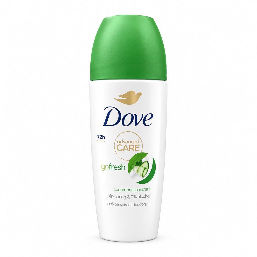 Desodorante Roll-On 72h Advanced Care Go Fresh Cucumber Scent Dove 50ml