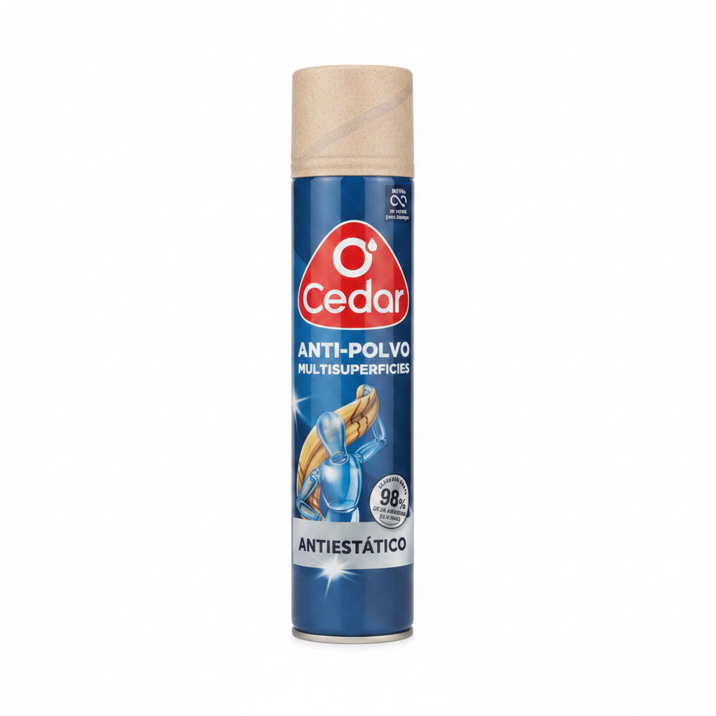 O-Cedar Anti-Polvo Multisuperficies: Limpieza Rápida y Protección Antiestática 300ml