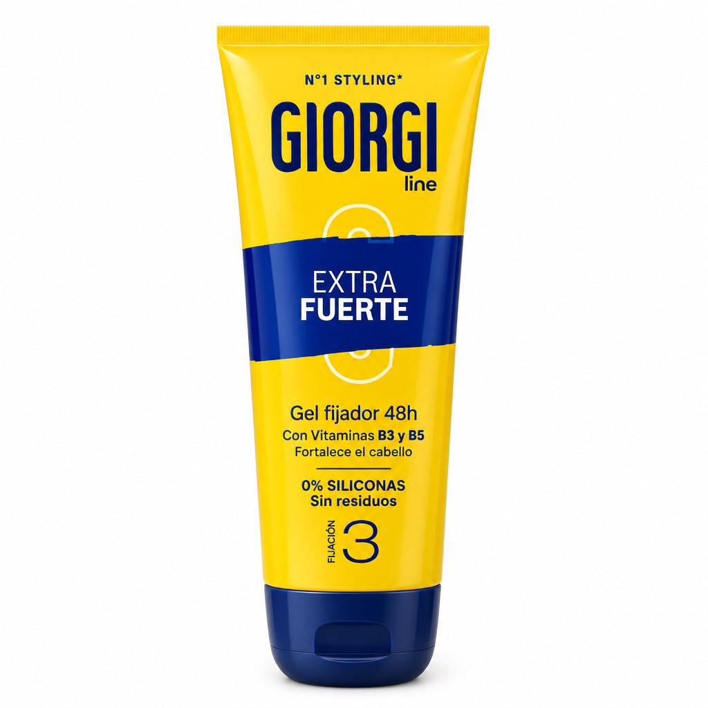 Gel Fijador 48h Extra Fuerte con Vitaminas B3 y B5 Giorgi Line 170ml