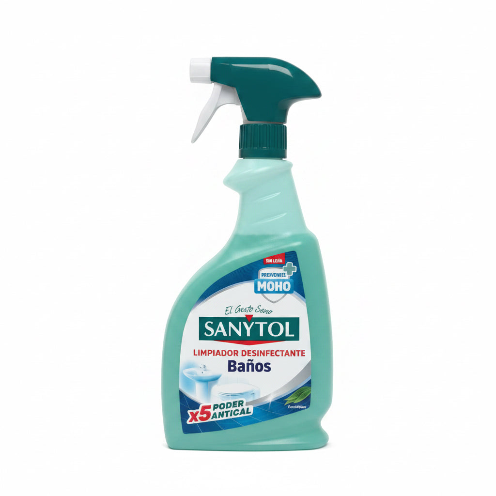 Limpiador Desinfectante de Baños x5 Poder Antical y Moho Sanytol 750ml