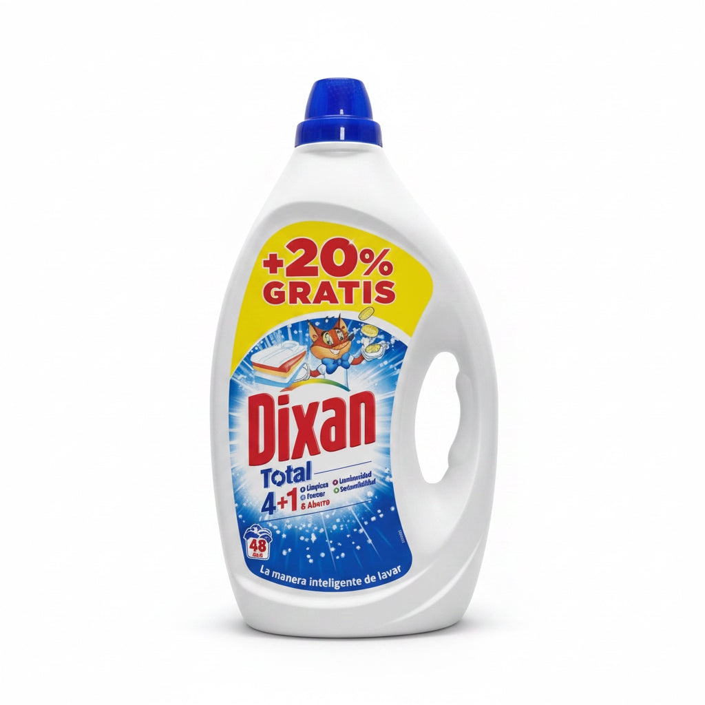 Detergente Líquido Total 4+1 Dixan 48 Lavados