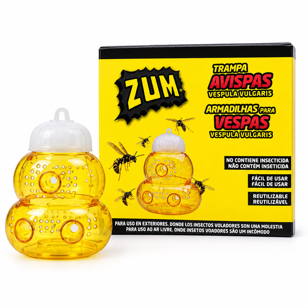 Zum Trampa Avispas Vespula Vulgaris Reutilizable para Uso en Exteriores 1u 50ml