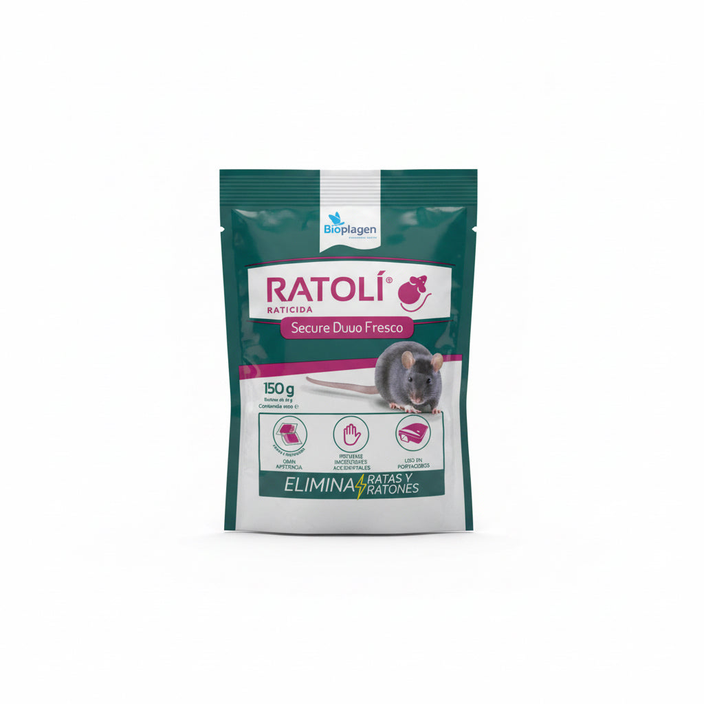 Raticida Cebo Fresco Secure Duuo 150 g Ratolí Bioplagen
