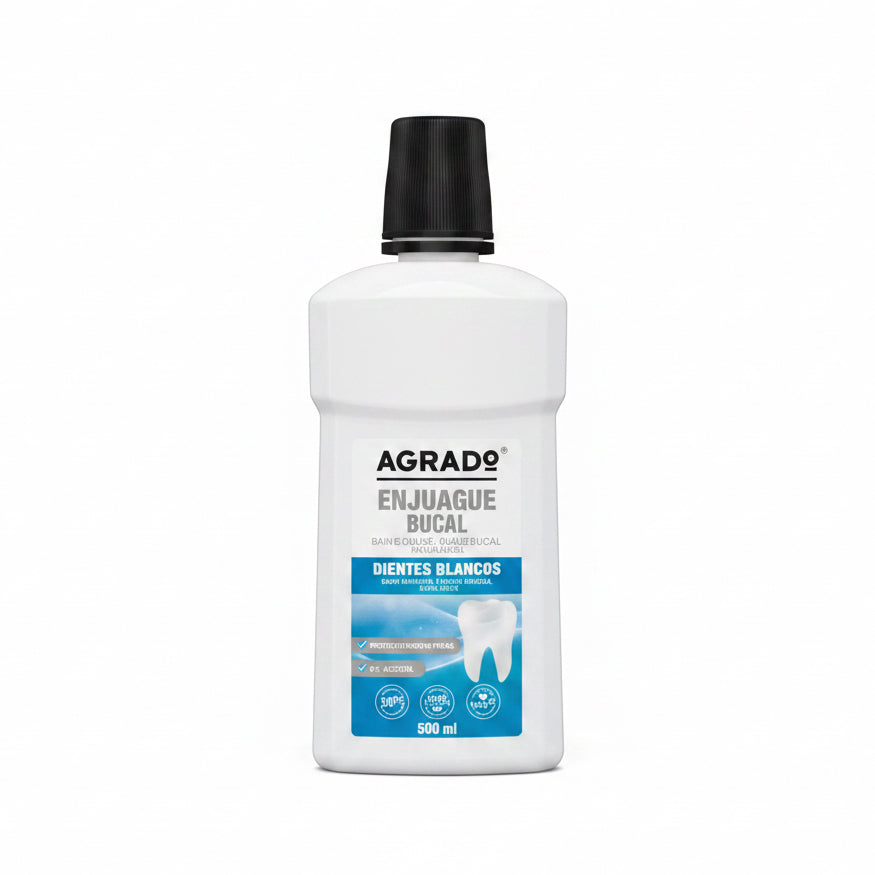 Agrado Enjuague Bucal Dientes Blancos – 500 ml