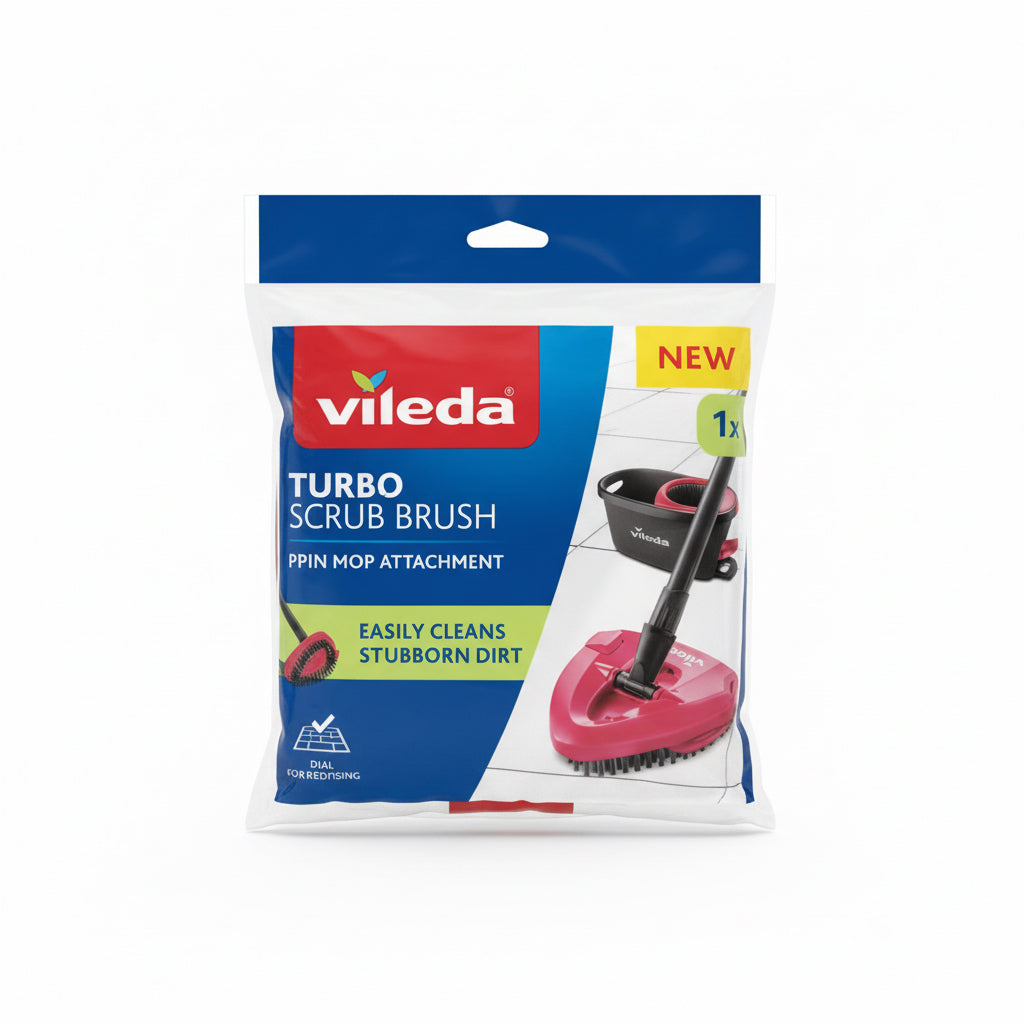 Cepillo Fregona Turbo Scrub Brush Vileda
