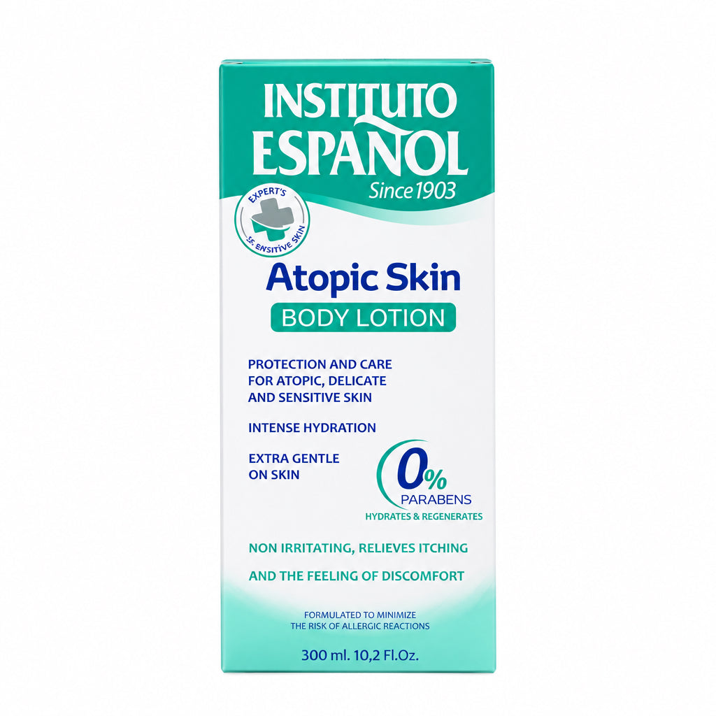 Instituto Español Atopic Skin Loción Corporal Piel Atópica y Sensible 300 ml 0% Parabenos Hidratación Intensa