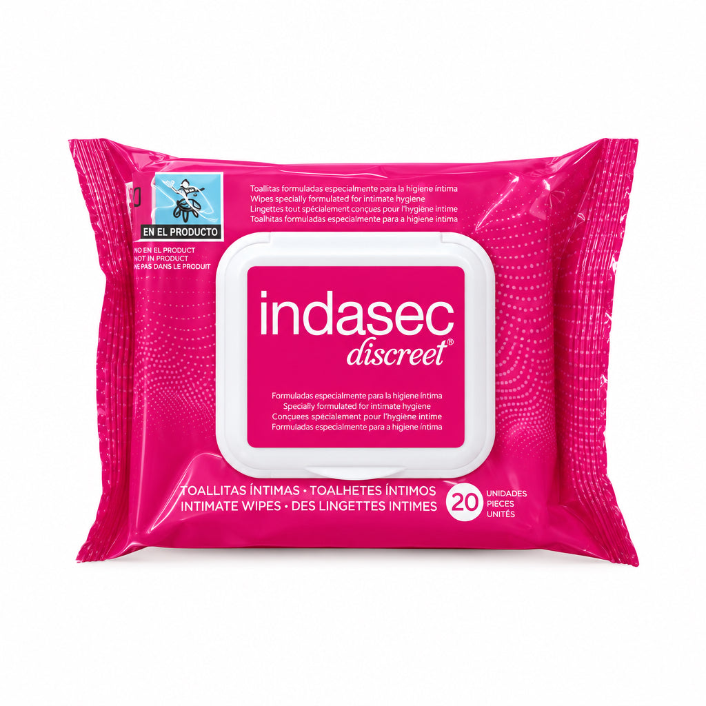 Toallitas Húmedas Íntimas Discreet 20 Unidades Indasec 20 und