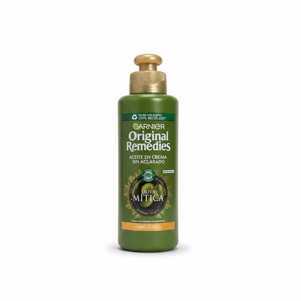 Aceite en Crema sin Aclarado Oliva Mítica Original Remedies Garnier 200ml