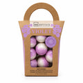 IDC Institute Violet Bombas de Baño Efervescentes Pack de 8 Unidades Aroma a Violeta Relax y Cuidado Personal 8x15g