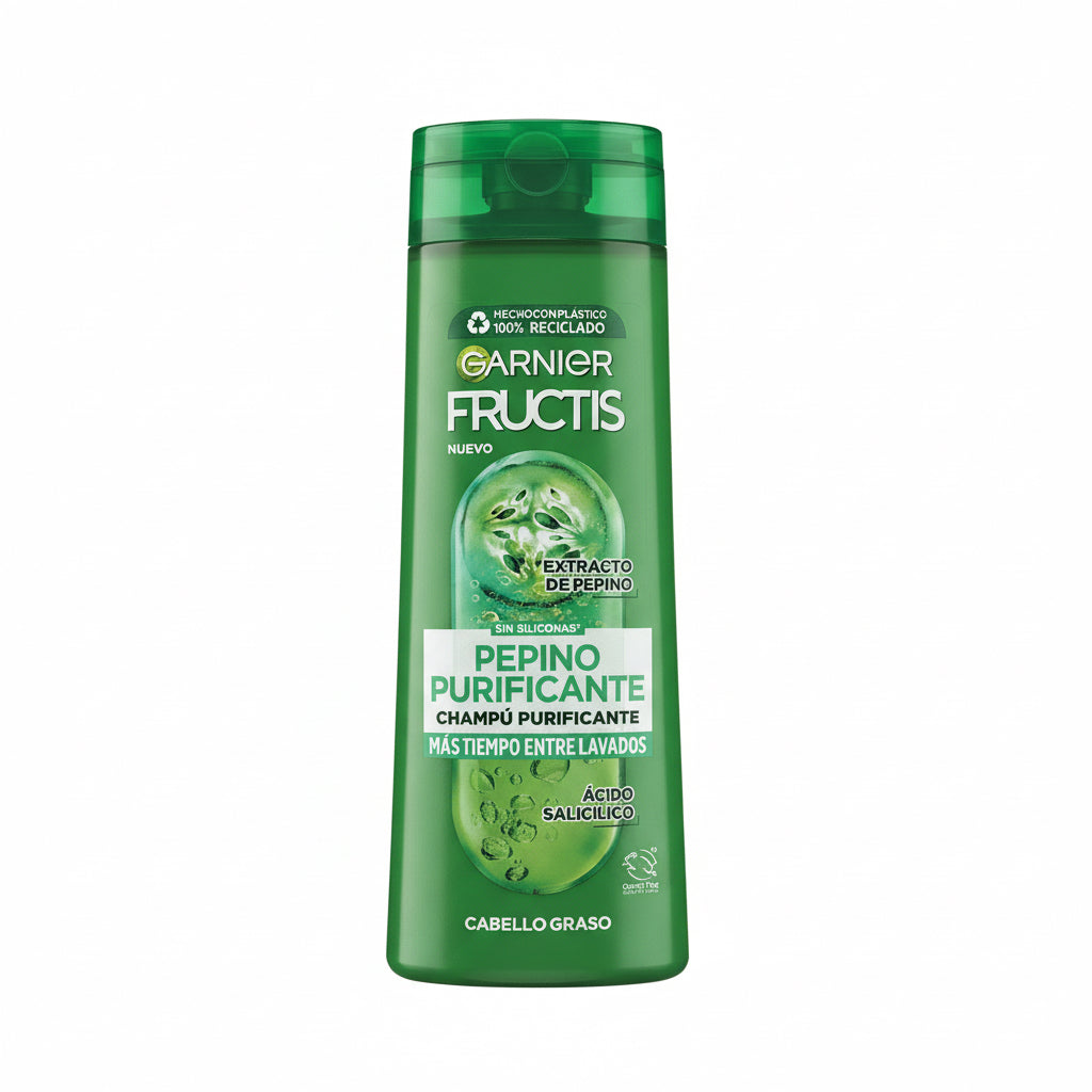 Champú Purificante Pepino Purificante Fructis Garnier 380ml