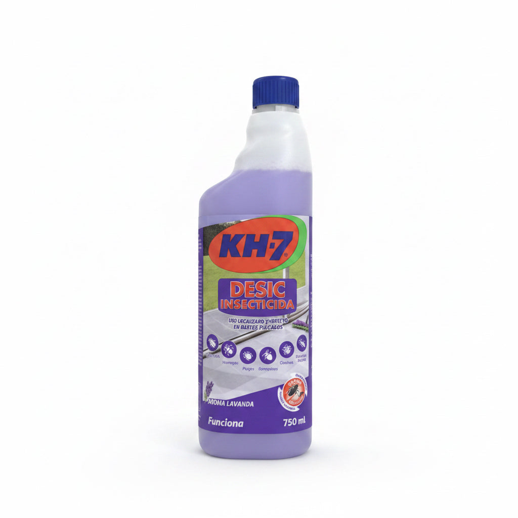 Fregasuelos Insecticida KH-7 Desic – Efecto Preventivo, Aroma Lavanda 750ml