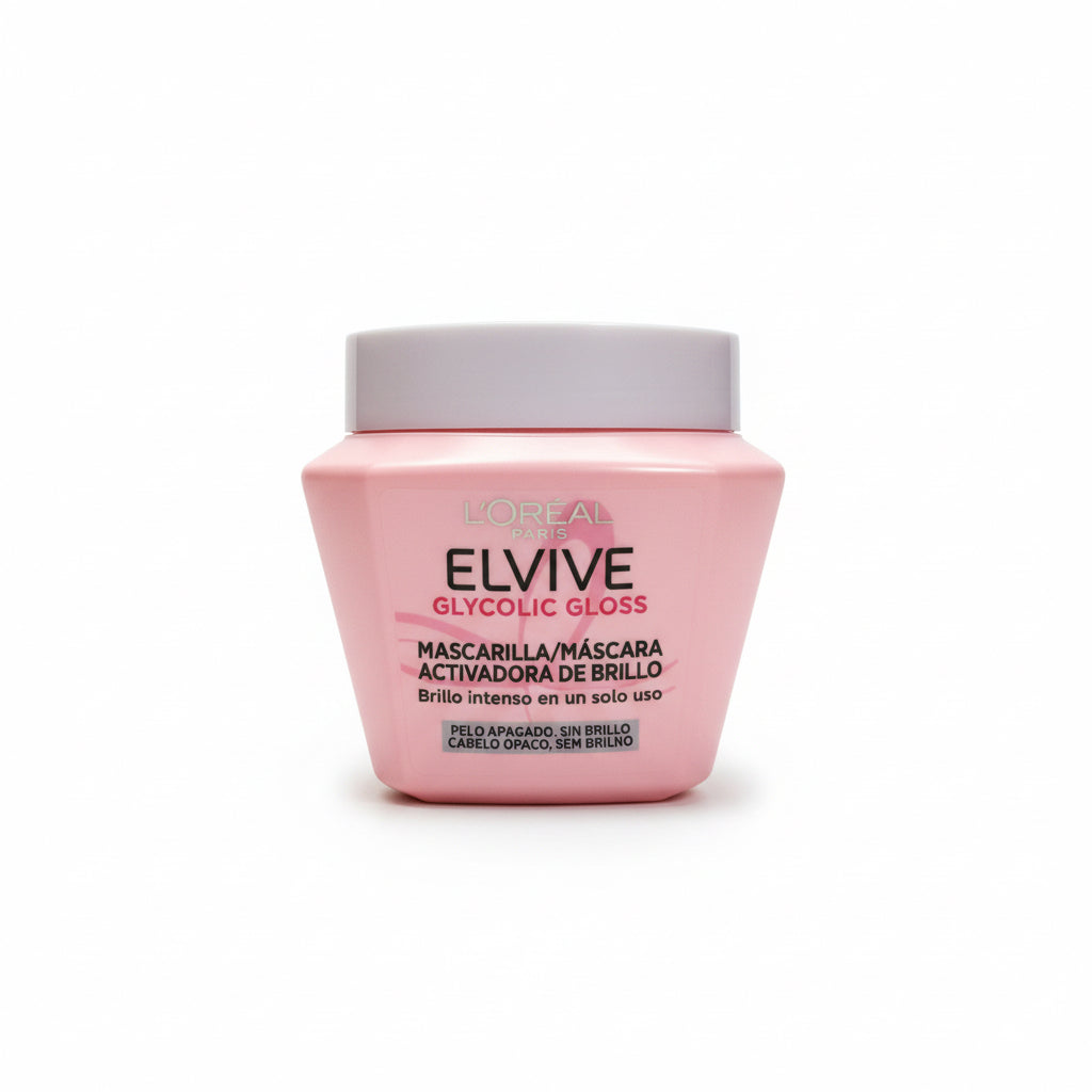 Mascarilla Activadora de Brillo Glycolic Gloss Elvive L'Oréal Paris 310ml