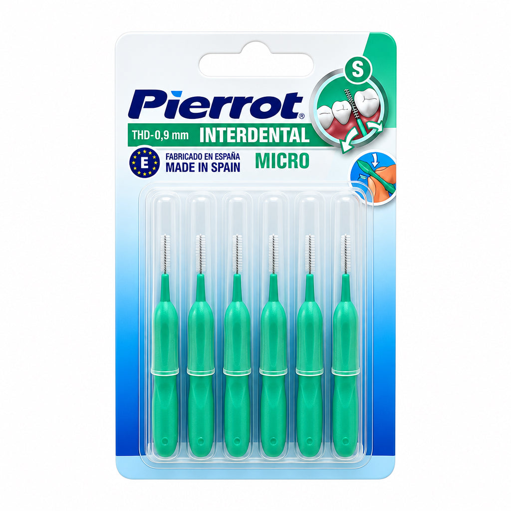 Cepillos Interdentales Micro THD 0,9 mm 6 unidades Pierrot 5und