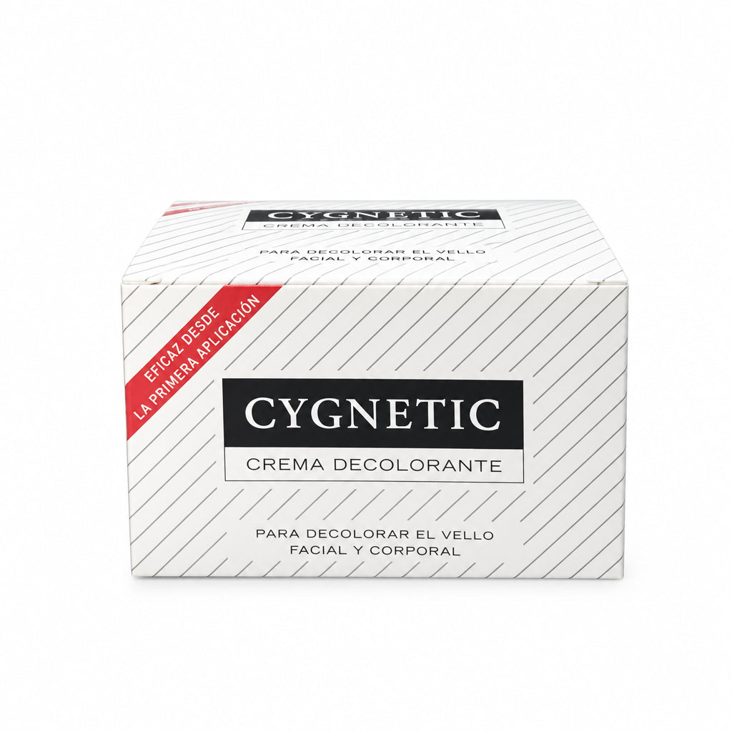 Crema Decolorante para Vello Facial y Corporal Cygnetic 30ml y 7g