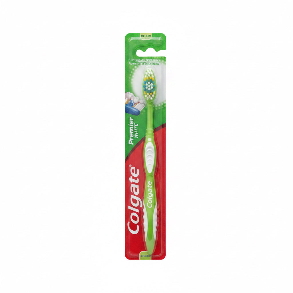 Cepillo de Dientes Manual Colgate Premier White Medium
