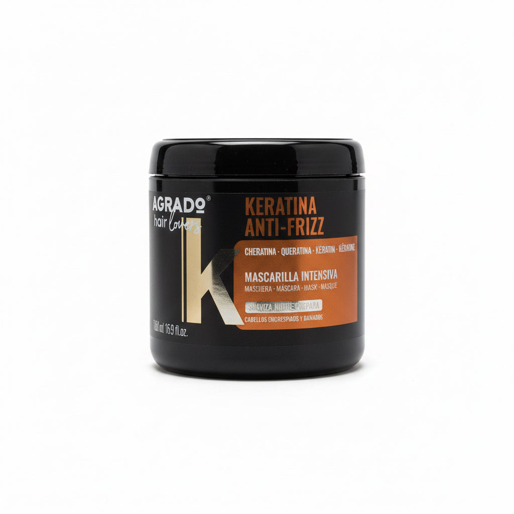 Mascarilla Intensiva Keratina Anti-Frizz Agrado Hair Lovers 500ml