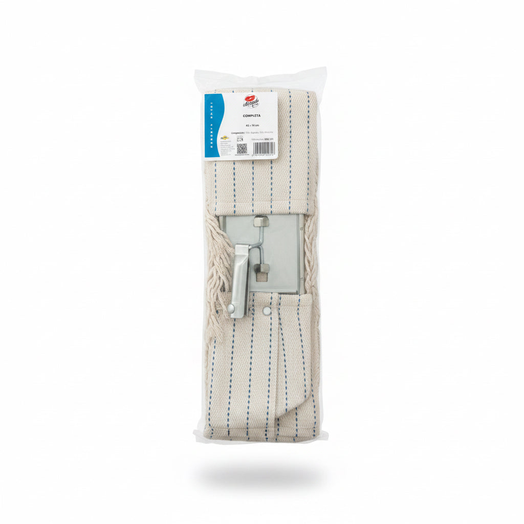 Mopa Plana Industrial o Recambio con Pinza 45cm