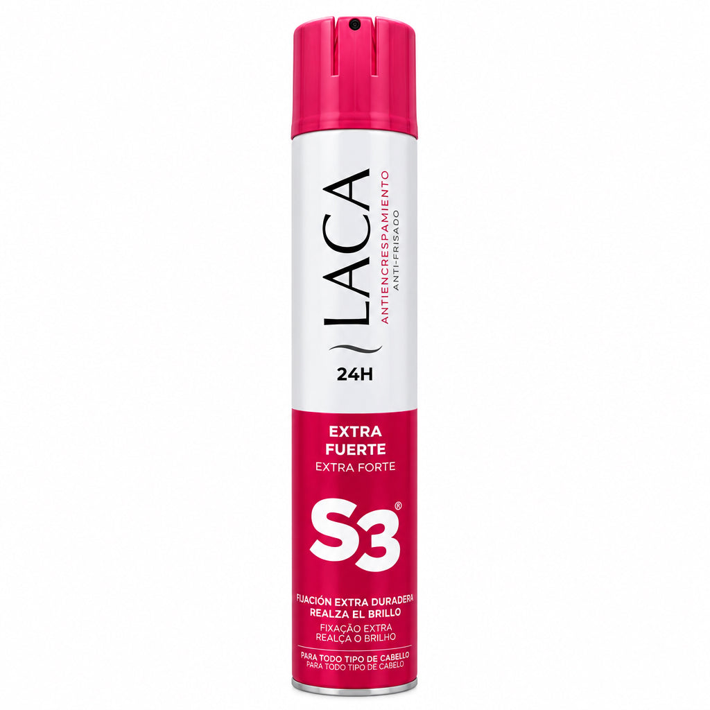 Laca Extra Fuerte 24h Antiencrepamiento S3 400ml
