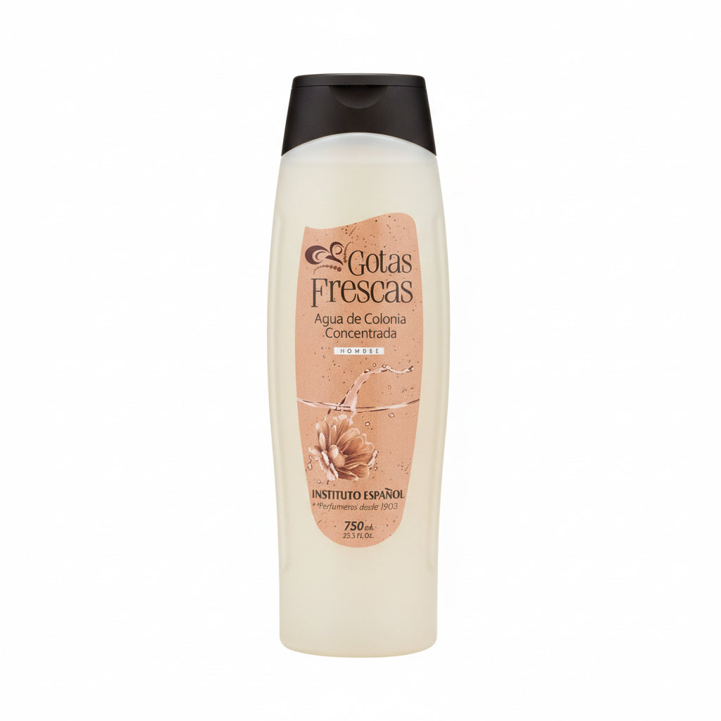 Agua de Colonia Concentrada Gotas Frescas Gold Instituto Español 750ml