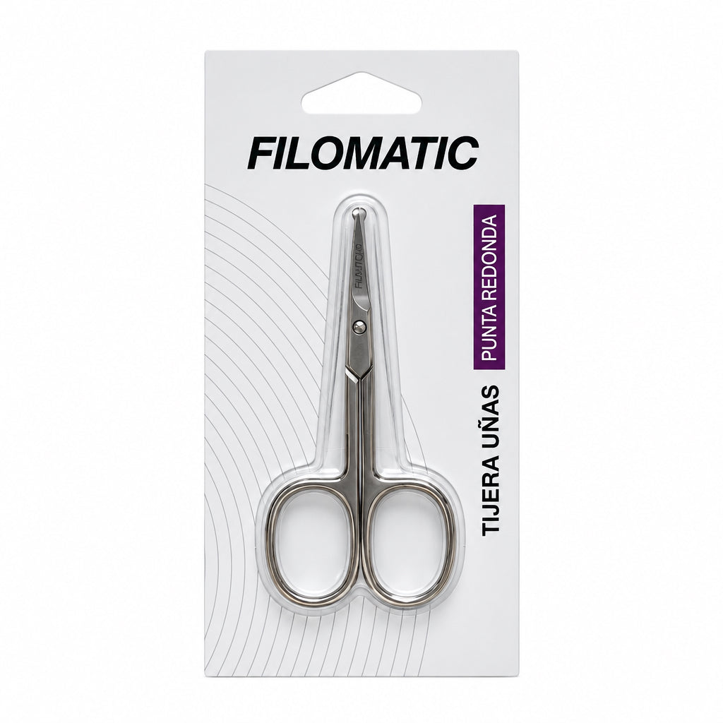 Filomatic Tijera Uñas Punta Redonda