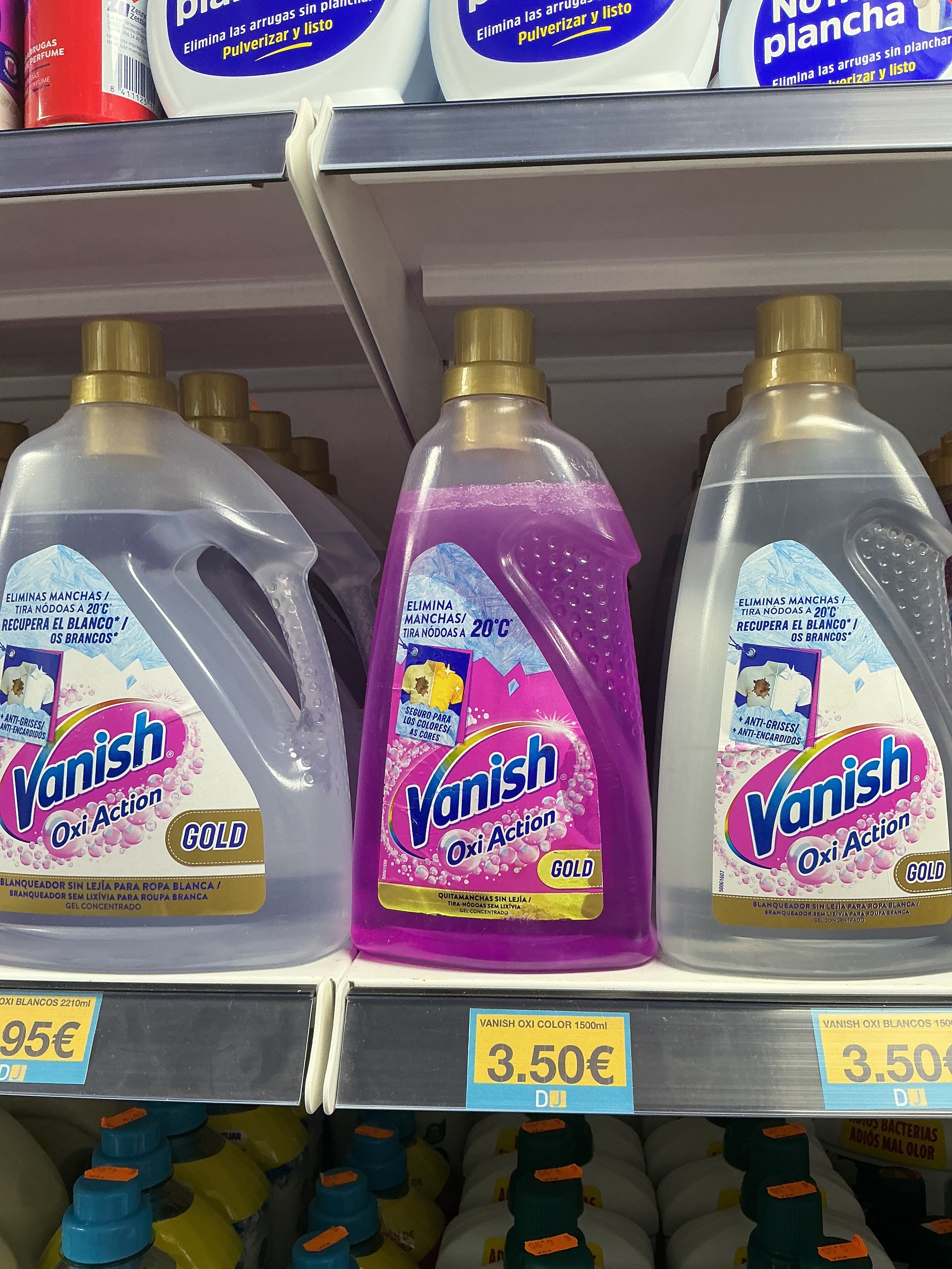 VANISH OXI GEL ROPA DE COLOR 1500ml